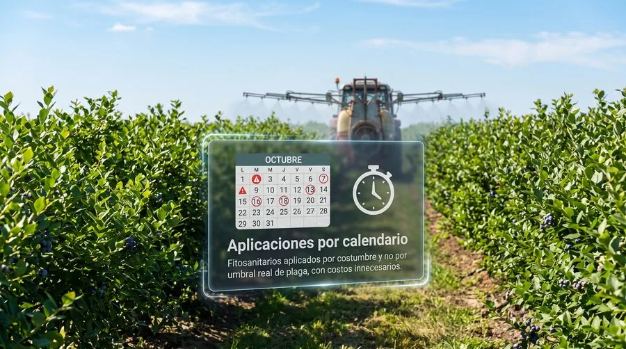 Aplicaciones fitosanitarias por calendario